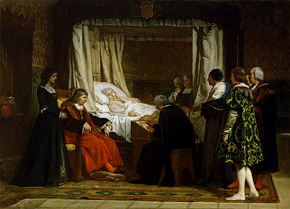 Doña Isabel la Católica dictando su testamento (Rosales)