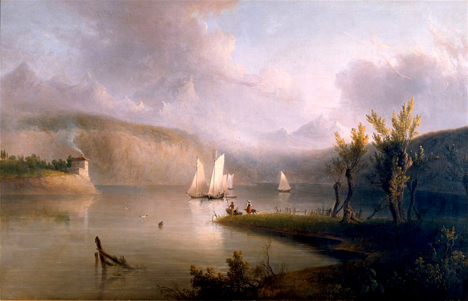 Lake Scene by Thomas Doughty, 1833, High Museum of Art
