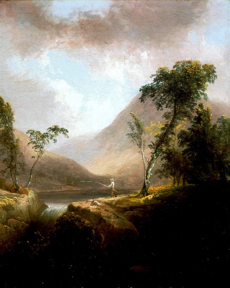 Thomas Doughty - Fishing by a Waterfall - 47.1187 - Museum of Fine Arts