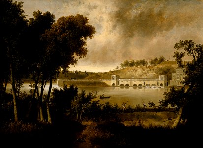 Thomas Doughty - View of the Fairmount Waterworks, Philadelphia, from the Opposite Side of the Schuylkill River - 97.731 - Museum of Fine Arts