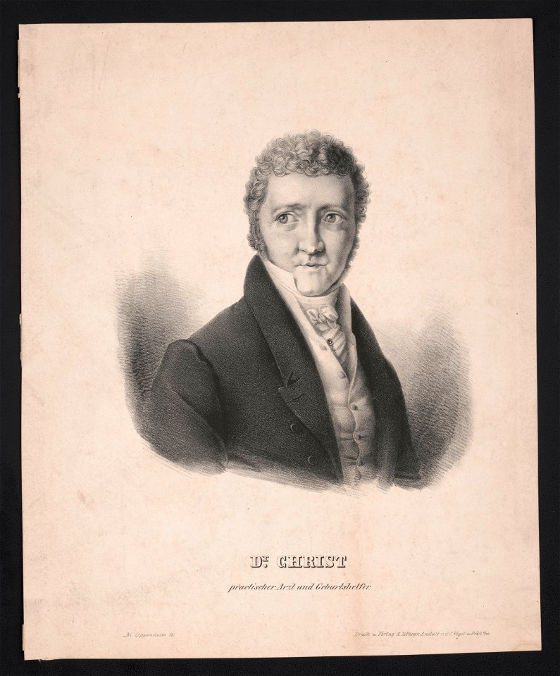 Dr. Christ practischer Arzt und Geburtshelfer - M. Oppenheim fec. LCCN2014645300