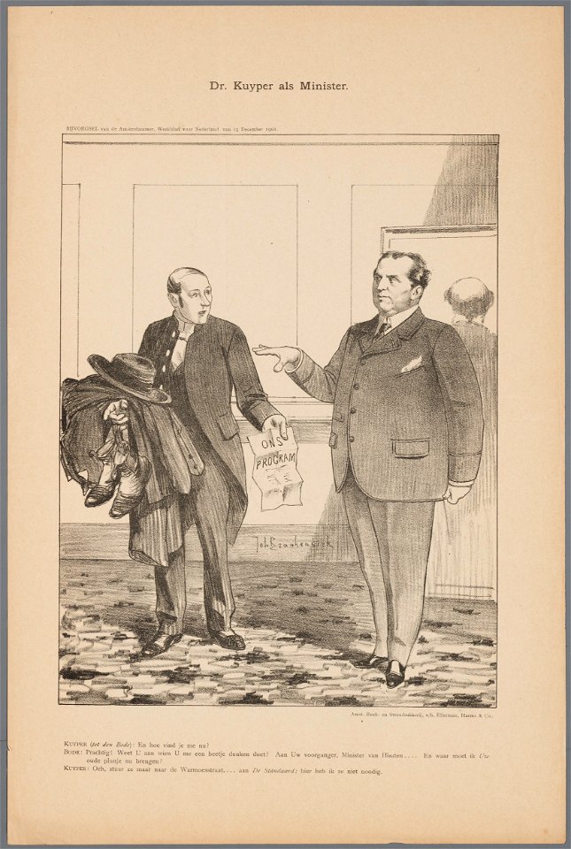Dr. Kuyper als Minister, objectnr A 16445