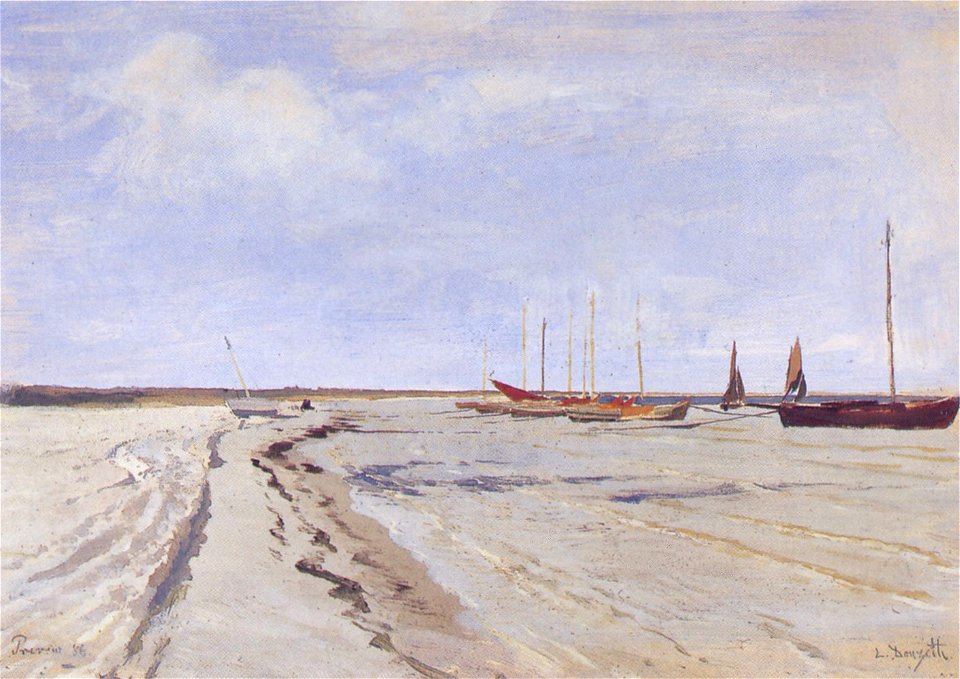Louis Douzette - Küstenlandschaft bei Prerow