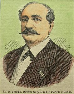 Dr. Heinrich Bodinus, Direktor des zoologischen Gartens in Berlin