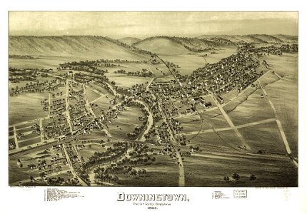Downingtown, Chester County, Pennsylvania 1893. LOC 75694959