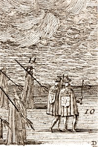Drabanter och härolder i Karl X Gustavs begravningtåg, 1660-talet - Livrustkammaren - 108758. Free illustration for personal and commercial use.