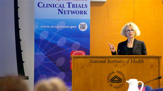Dr. Volkow addresses the CTN Conference (23844515131)