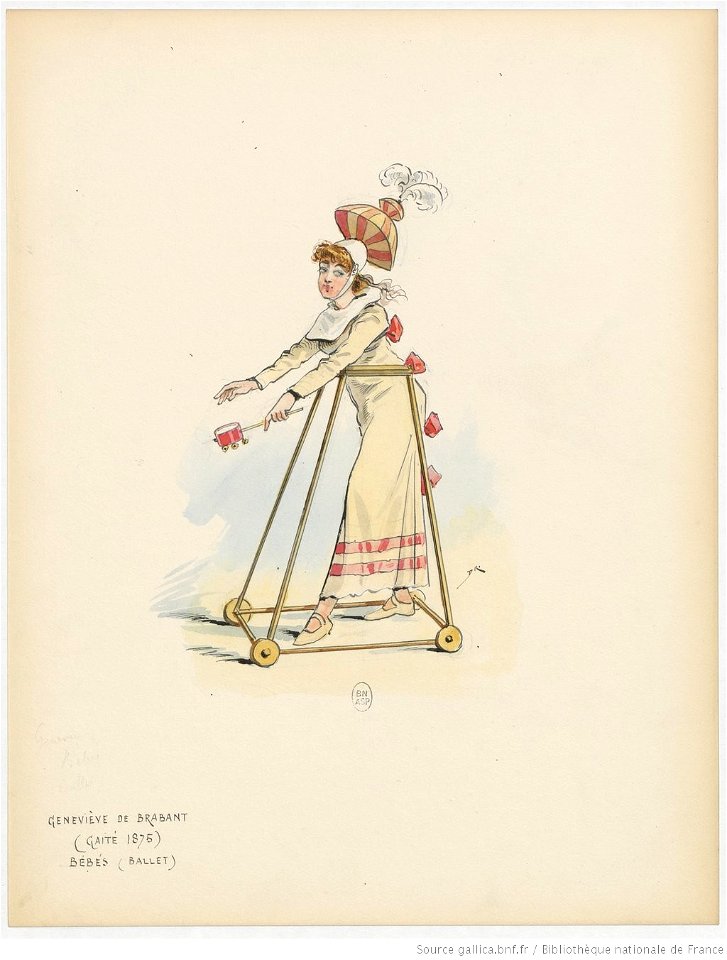 Draner - Geneviève de Brabant, bébés (1875)