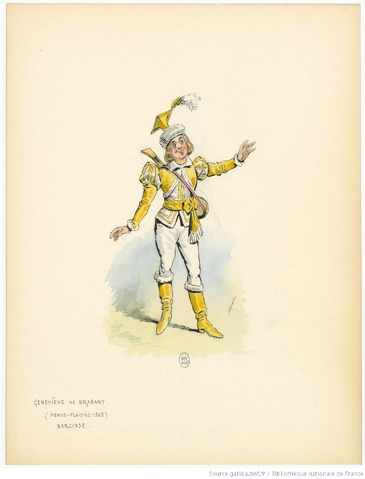 Draner - Geneviève de Brabant, Narcisse (1867)