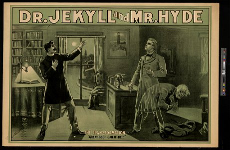 Dr. Jekyll and Mr. Hyde LCCN2014635954. Free illustration for personal and commercial use.