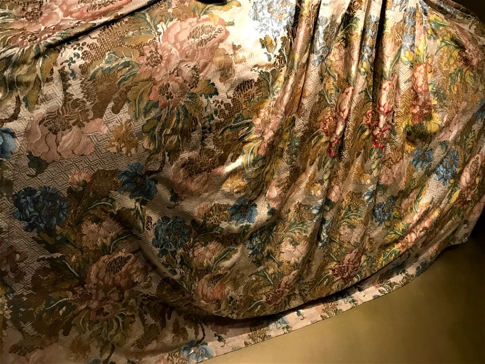 Drape, French Dress with Watteau Pleat, 1730-1750