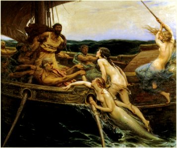 Herbert James Draper, Ulysses and the Sirens, 1909