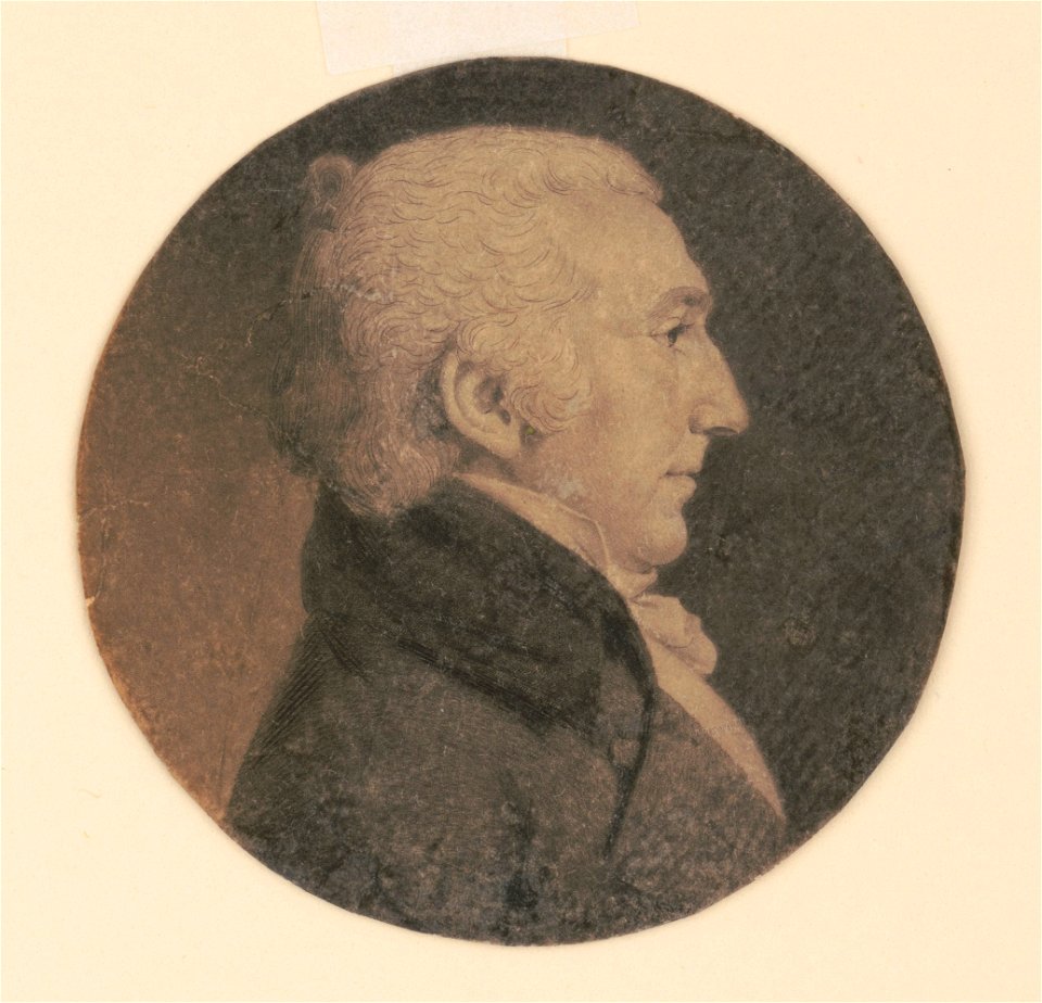 Dr. Michael Leib, head-and-shoulders portrait, right profile LCCN2007676966, Charles Balthazar Julien Févret de Saint-Mémin, 1802
