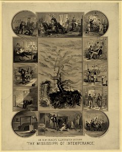Dr. N.W. Tracy's illustrated lecture. The Mississippi of intemperance LCCN2003677764