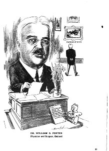 Dr. William S. Porter, Physician and Surgeon, Oakland. Caricature