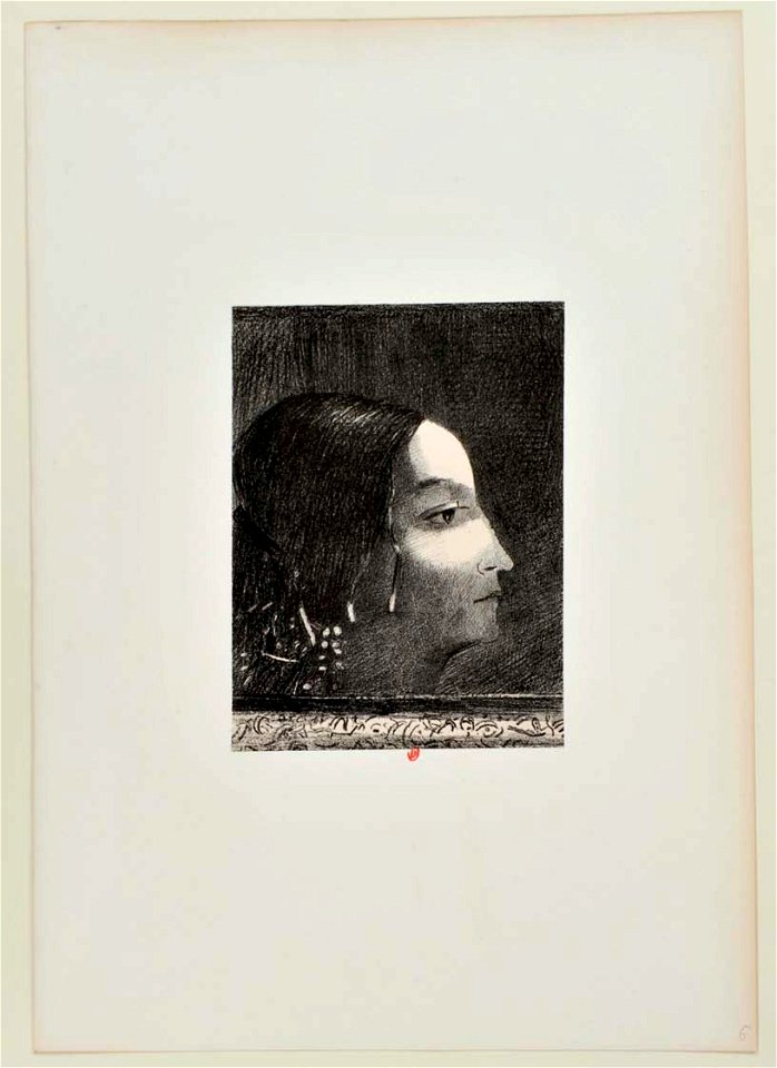 Dramatique et grandiose avec sa figure de prétresse druidique Odilon Redon