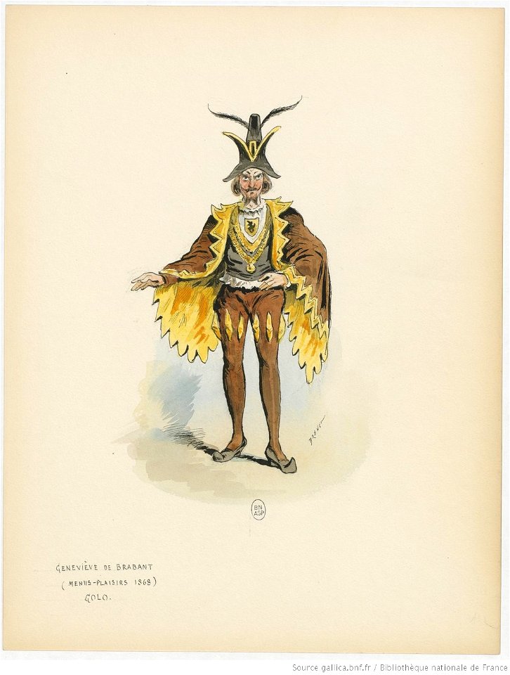 Draner - Geneviève de Brabant, Golo (1867)