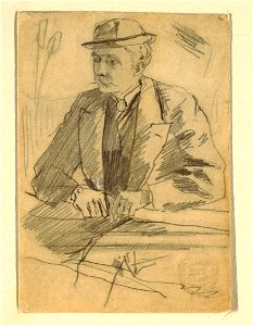 Drawing Drawing, Portrait of a Man, 1869 (CH 18173907)