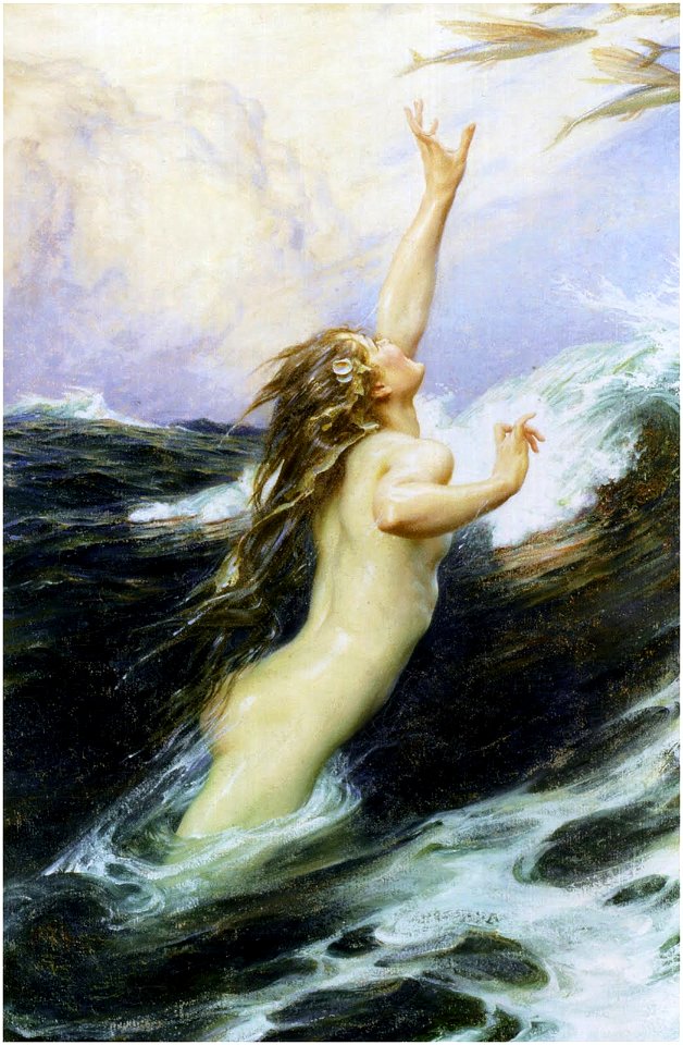 Herbert James Draper, Flying Fish, 1910