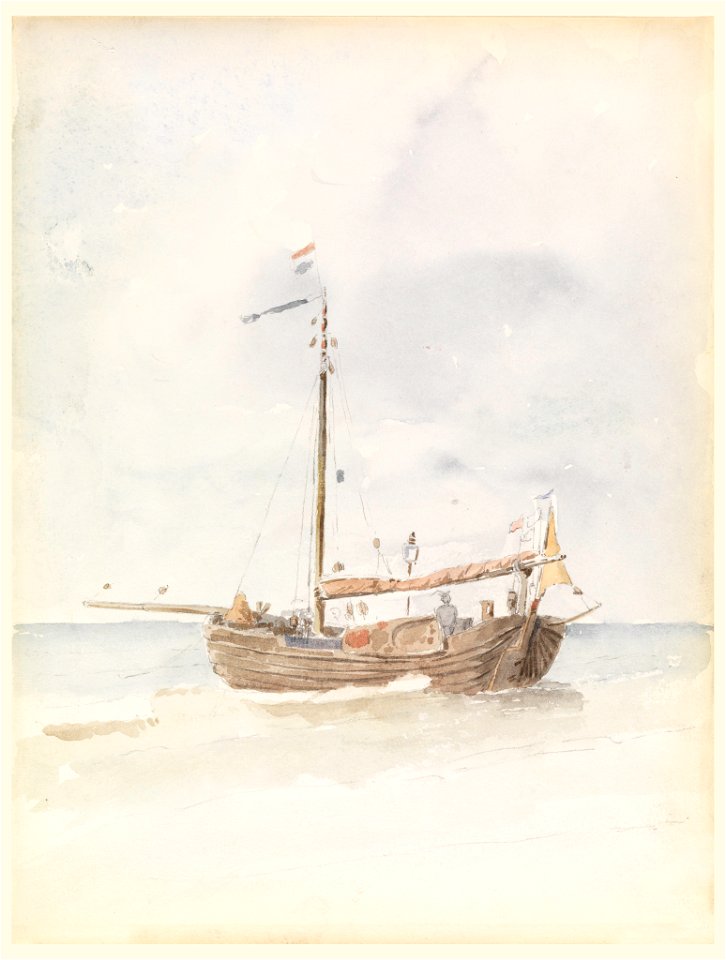 Drawing, A Dutch Barge, August 20, 1887 (CH 18569893)