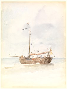 Drawing, A Dutch Barge, August 20, 1887 (CH 18569893)