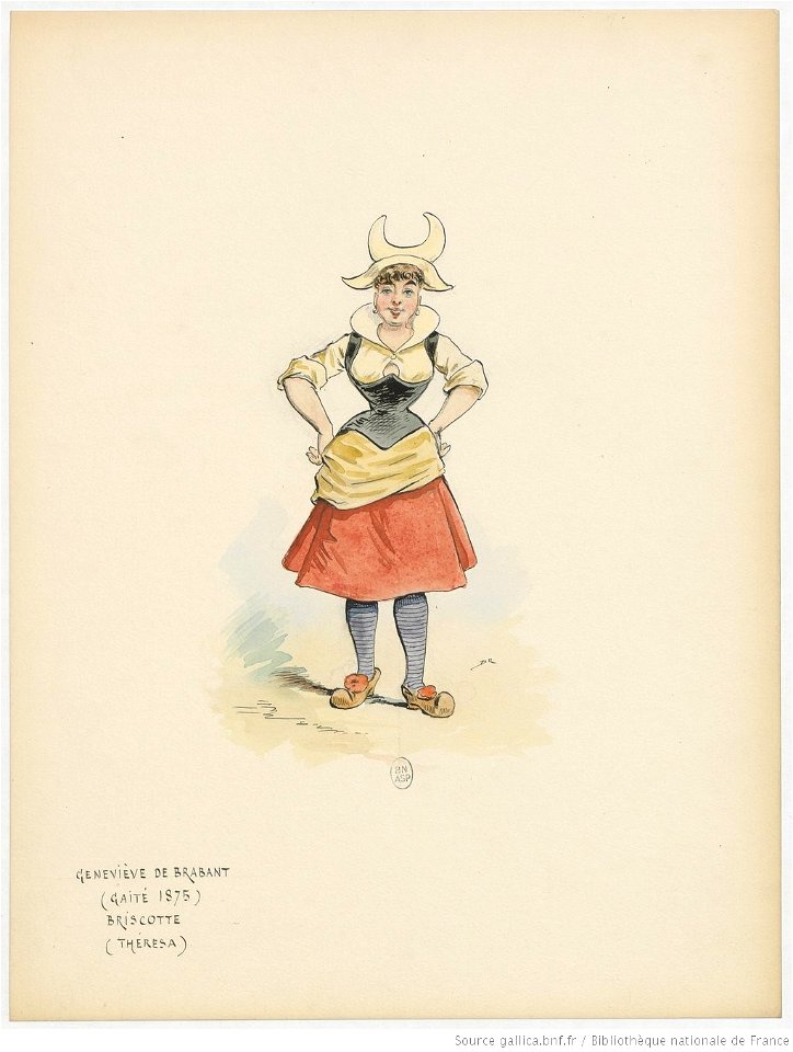 Draner - Geneviève de Brabant, Biscotte (1875)