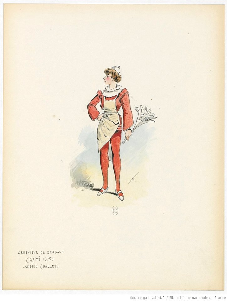 Draner - Geneviève de Brabant, larbins (1875)
