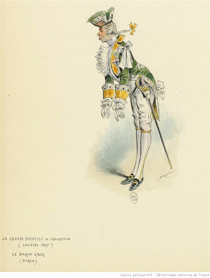 Draner - La Grande-Duchesse de Gérolstein, Grog, 1867