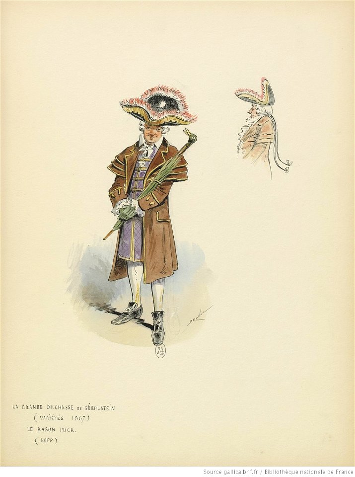 Draner - La Grande-Duchesse de Gérolstein, Puck, 1867