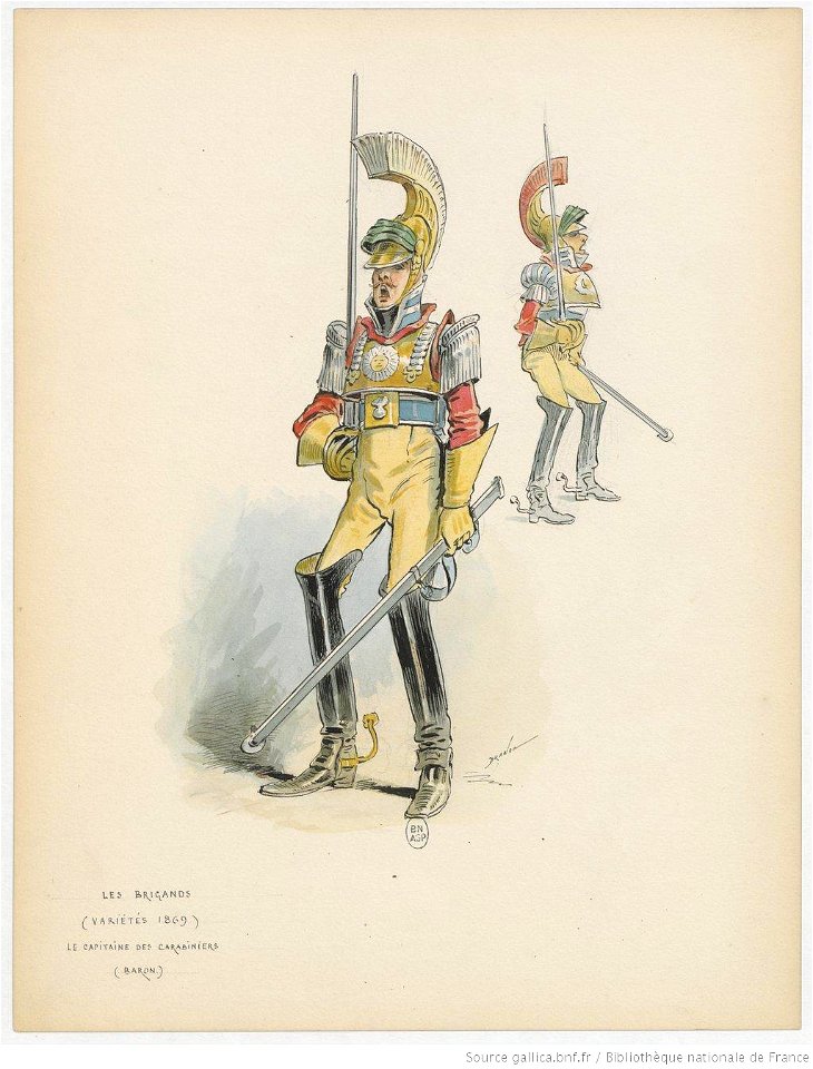 Draner - Les Brigands, le Capitaine des carabiniers
