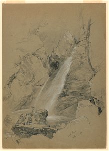 Drawing, Bash-Bish Falls, South Egremont, Massachusetts, July 18, 1859 (CH 18565965)