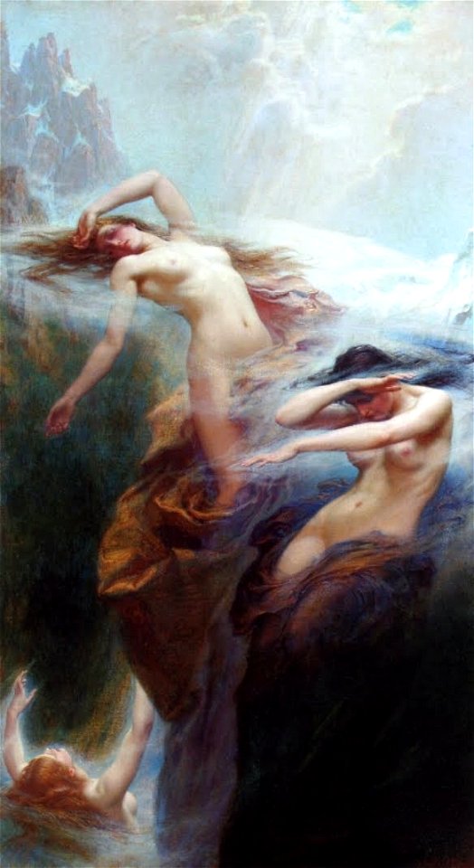 Draper (Herbert James), Clyties of the Mist or The Morning Mists