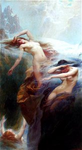 Draper (Herbert James), Clyties of the Mist or The Morning Mists