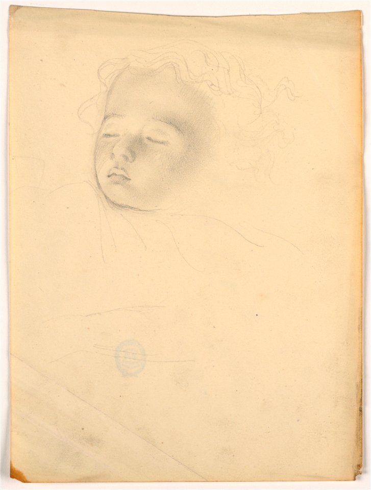 Drawing, Child Sleeping, 1840–45 (CH 18565795)