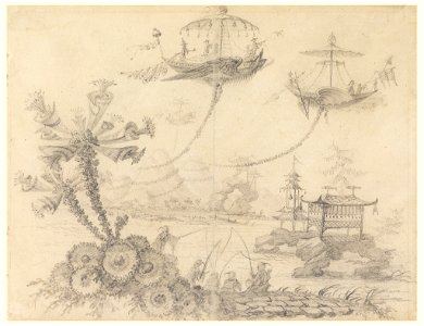Drawing, Chinoiserie Fantasy, 1770–90 (CH 18328725)