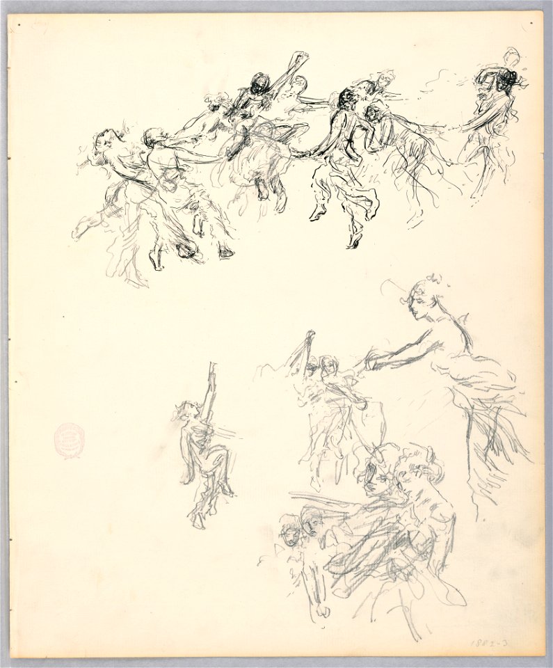 Drawing, Dancing Figures, 1882–83 (CH 18140465)