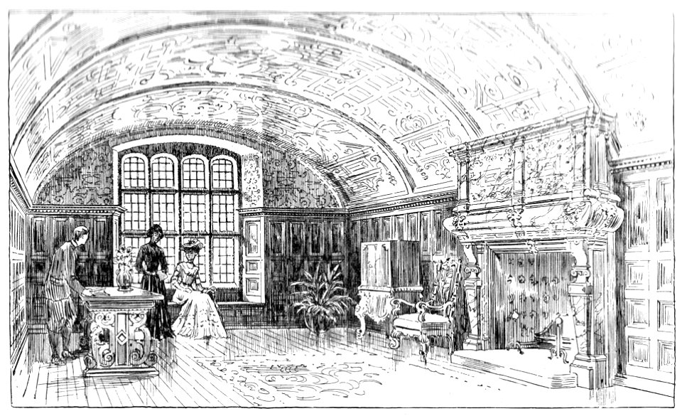 Drawing Room, Edgeworth Manor, fig 5 (Modern Homes, 1909)