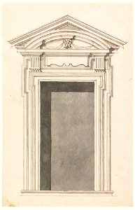 Drawing, Design for a Door Frame, 1740–50 (CH 18127425)