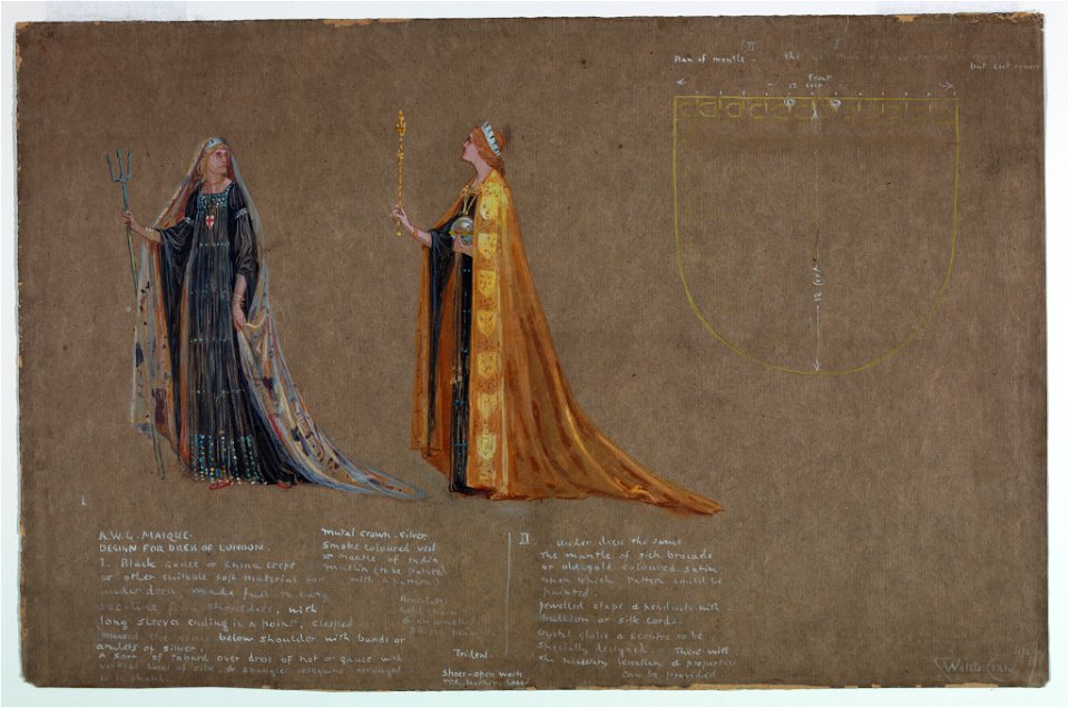 Drawing, A Masque of Winter and Spri, 1899 (CH 18652399)