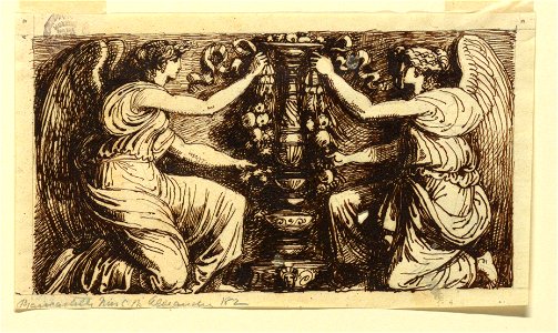 Drawing, Design for a Symmetrical Frieze, ca. 1805 (CH 18108819)