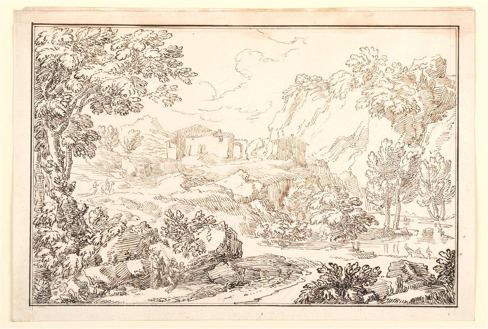 Drawing, A landscape, 1770–86 (CH 18123889-2)