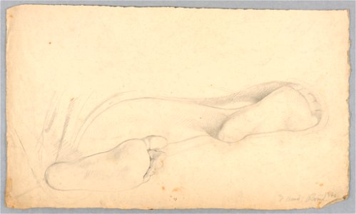 Drawing, Bottom of a Pair of Feet, 1840 (CH 18566809)