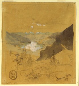Drawing, Donner Lake, 1879 (CH 18189703)
