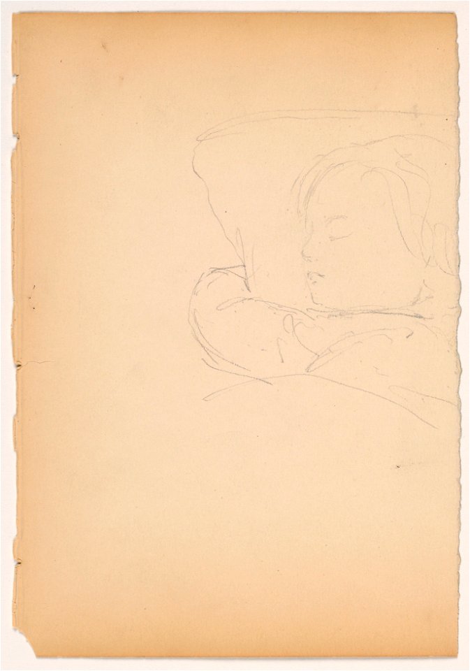 Drawing, Child Sleeping, ca. 1852 (CH 18567031)