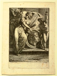 Drawing, Etching- Frontispiece or dedicatory page, 1785 (CH 18118081)