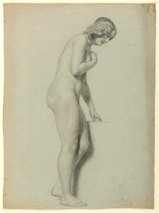 Drawing, Female Nude, 1858 (CH 18370003)