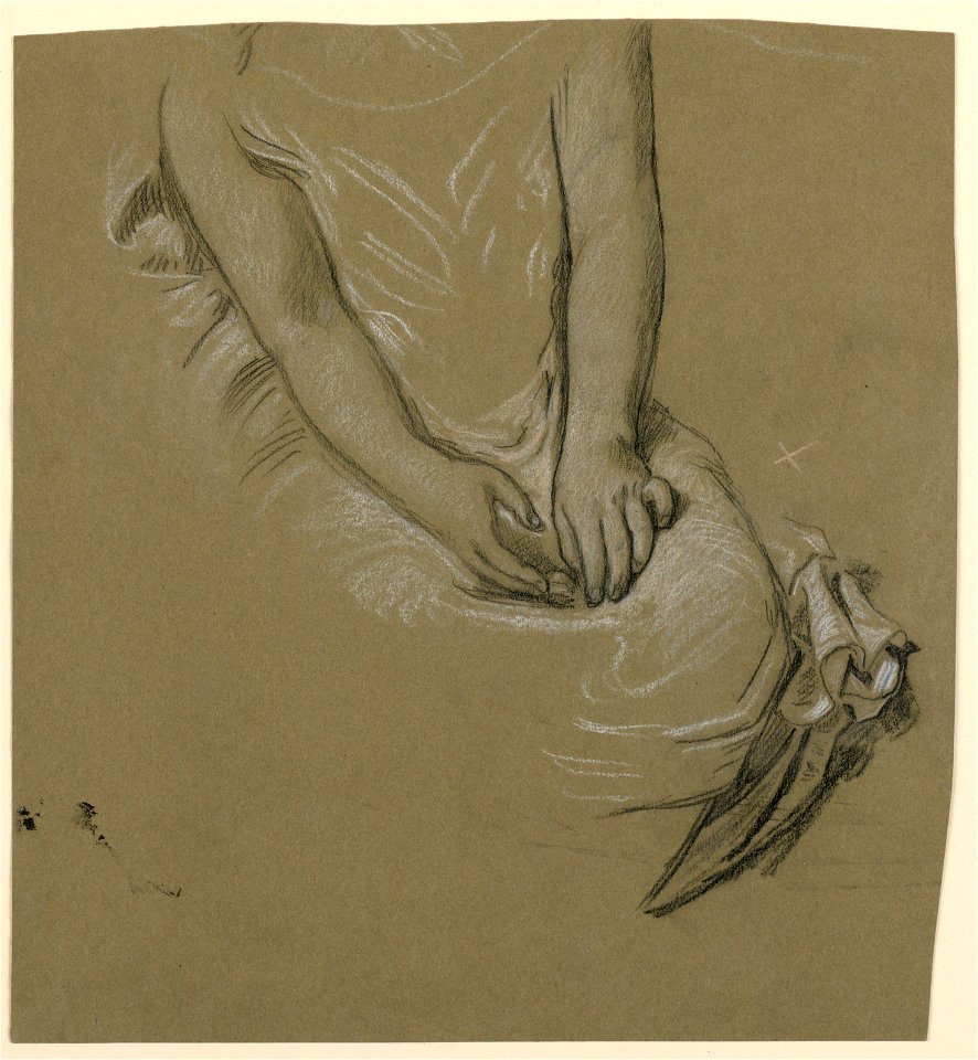 Drawing, female torso study, ca. 1885 (CH 18404553)