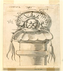 Drawing, Architectural Ornament., mid- 18th century (CH 18127893-2)