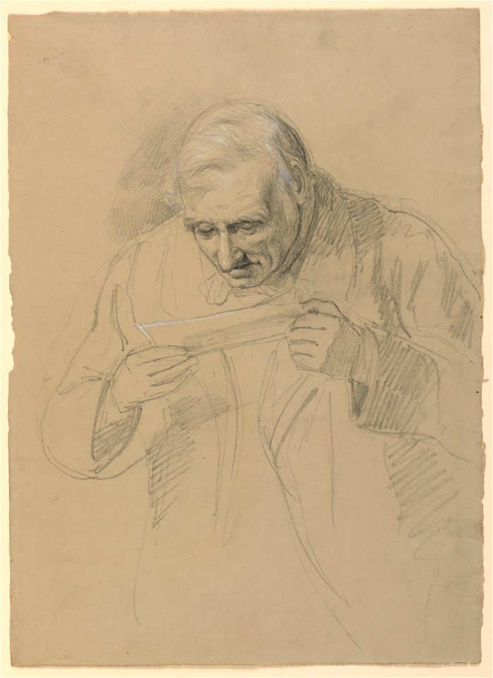 Drawing, Daniel Huntington's Father, 1859 (CH 18565879)