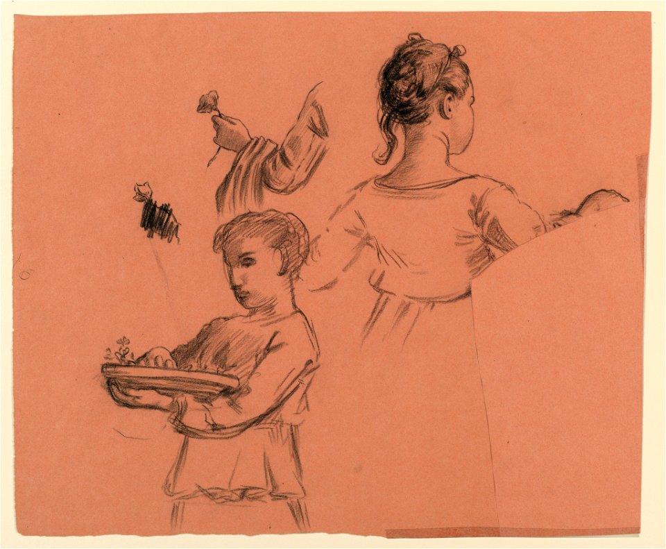 Drawing, Figure studies, ca. 1890 (CH 18404429)